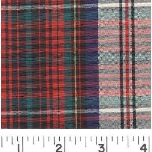  plaid   red Fabric By The Yard Arts, Crafts & Sewing