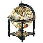 NEW 13 Diameter (20 Tall) Hand Painted Globe Bar   16th Century 