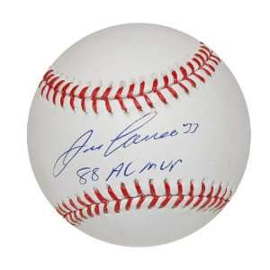  Jose Canseco Signed Baseball with 88 AL MVP Inscription 