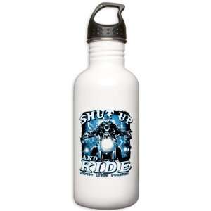  Stainless Water Bottle 1.0L Shut Up And Ride Nobody Lives 