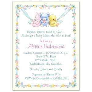  Little Ones Baby Shower Invitations   Set of 20 Baby