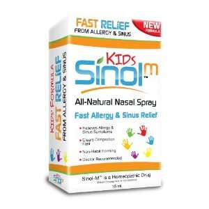  SINOL Childrens Nasal Sprays Kids Allergy/Sinus 15 ml 