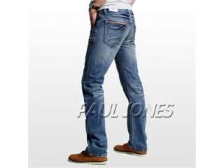 Mens Slim Fit Classic Fit Straight Jeans Denim 29~36 Pants Vintage 