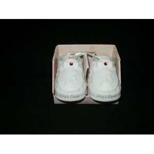    Precious Moments Julybirthstone Porcelain Baby Shoes Baby