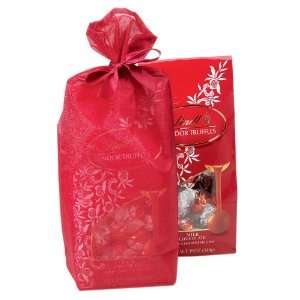 Lindor Truffles Cranberry Gift Bag   Milk Chocolate  