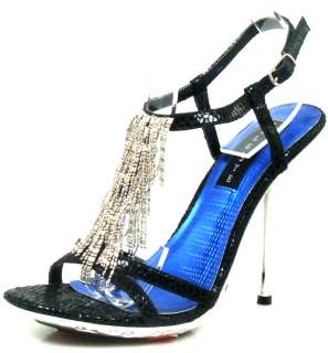 Women High Heel Rhinestone Sandal Evening Dress Shoes  