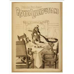 Historic Theater Poster (M), Royal Lilliputians the all fun show 