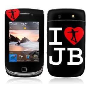   BlackBerry Torch  9800  Justin Bieber  I Heart JB Skin Electronics