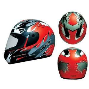  AFX FX 11 Lightforce Multi Full Face Helmet Small  Red 