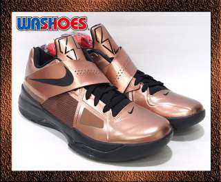 2011 Nike Zoom KD 4 Kevin Durant IV Christmas Copper Bronze Metal US 8 