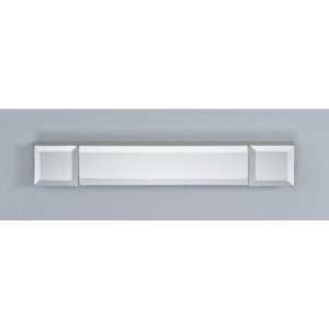 Signature Light Bars with Recessed Mount Finish Jewel Cut Bevel, Size 