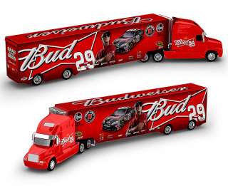 KEVIN HARVICK 2011 #29 BUDWEISER HAULER DIECAST 164 SCALE ACTION 