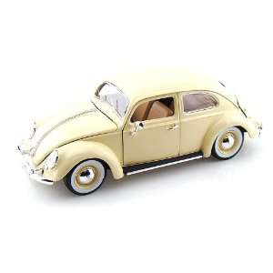  1955 Volkswagen Kafer Beetle 1/18 Cream White Toys 