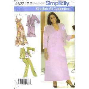  Simplicity Sewing Pattern 4622 Khaliah Ali Womens Dress 