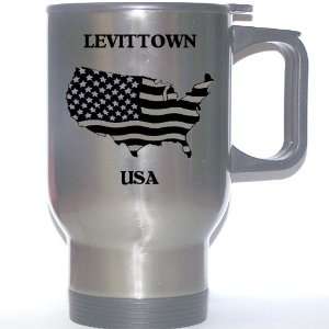  US Flag   Levittown, Pennsylvania (PA) Stainless Steel Mug 