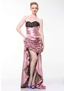 PINK /LEOPARD 2011 HIGH/LOW Prom Pageant Dress PRIMA  