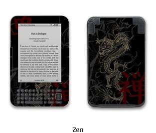 Deluxe Skins stick to your Kindle with a patented removable adhesive 