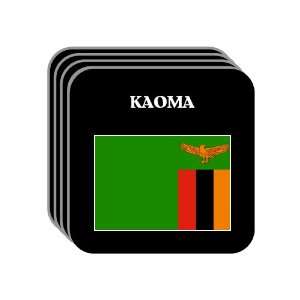  Zambia   KAOMA Set of 4 Mini Mousepad Coasters 