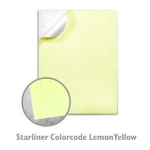  Starliner Colors Colorcode Lemon Yellow Label Sheet   2000 