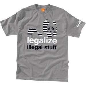  Enjoi Legalize It T Shirt [Medium] Athletic Heather 