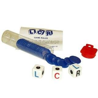    LCR   Left Center Right Dice Game   Random Color Toys & Games