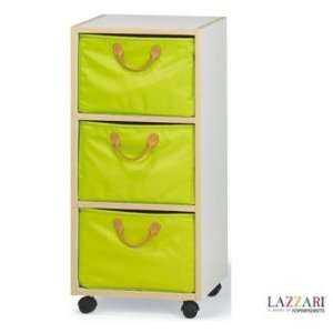  Lazzari Stackable Storage Vertical 3 Drawer Cabinet 