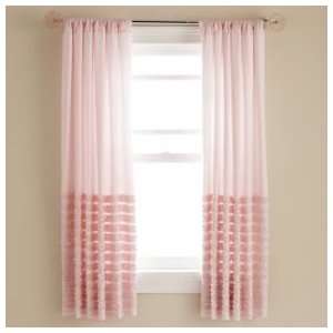  Kids Curtains Kids Light Pink Multi Ruffle Curtain Panels 