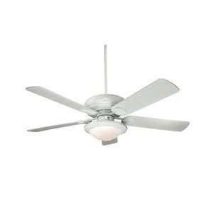 Savoy House 52 CD8 5R WH Lawrenceville 5 Blade Ceiling Fan in White 