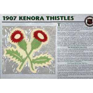  NHL 1907 Kenora Thistles Official Patch on Team History 