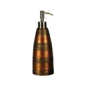  Gedy MA81 Round Bronze and Gold Soap Dispenser MA81 44 