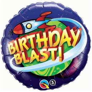    18 Birthday Blast In Space Qualatex Balloons Toys & Games