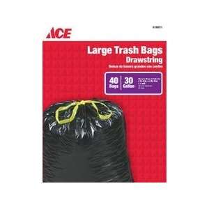   Ace 30 Gallon Large Trash Bags, 40 Count (Pack of 6)