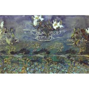  Hand Made Oil Reproduction   Mikhail Vrubel   24 x 16 