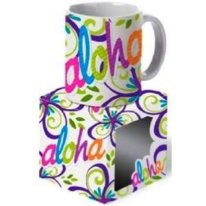 Hawaii Coffee Mug Bold Aloha 2 Pack