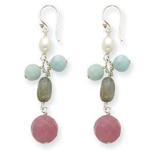   /Cultured Pearl/Labradorite Earrings West Coast Jewelry Jewelry