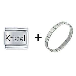  Name Kristal Italian Charm Pugster Jewelry