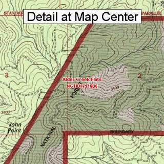   Map   Alder Creek Flats, Idaho (Folded/Waterproof)