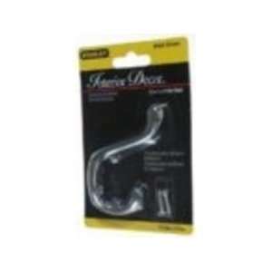 Stanley Hardware 3 Inch Coat and Hat Hook, Bright Nickel 