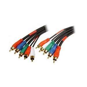  5 RCA Component Video Cable M/M   6FT Electronics