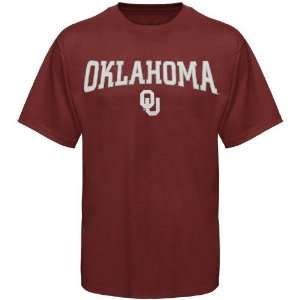  Oklahoma Sooners Youth Crimson Scripts T shirt Sports 