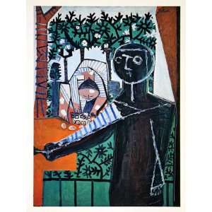  Pablo Picasso Figures Garden Window Outdoors Silhouette Abstract Art 