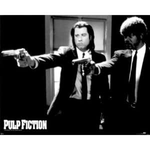  Pulp fiction Duo guns poster