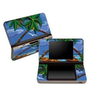Island Paradise Partners Protector Skin Decal Sticker for Nintendo DSi 