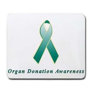  Organ Donation Awareness Ribbon Mouse Pad