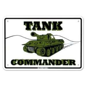   Surf Co AA26 12X18 Aluminum Sign Tank Commander