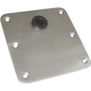  Base   7 Inch X 7 Inch Off Centered Stainless Steel