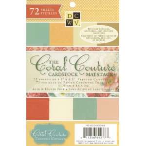  Coral Couture Solid Mat Stack 4.5X6.5 72 Sheets