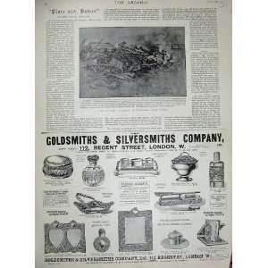  1899 Railway Accident Winsford Crewe Advertisement Gold 
