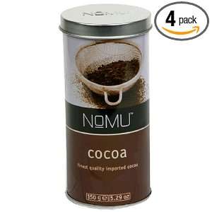 NoMU Cocoa, 5.29 Ounce Tin (Pack of 4) Grocery & Gourmet Food