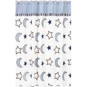  Starry Night Shower Curtain by JoJo Designs Blue